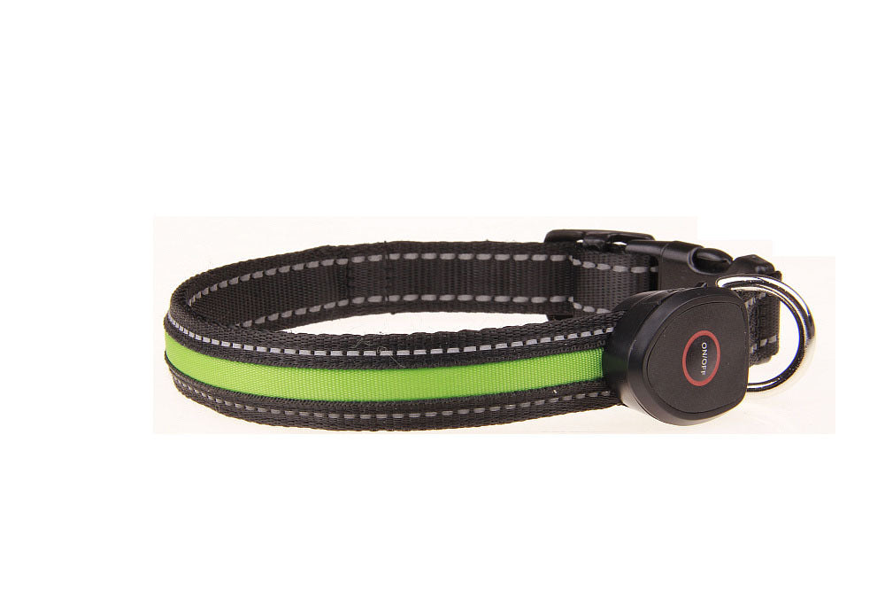 GlowSafe™ USB Rechargeable LED Dog Collar